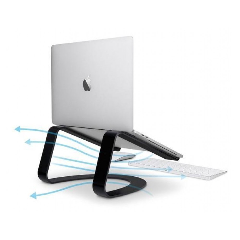 Подставка Twelve South Curve для MacBook, сталь, черный