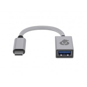 HB02SL01-AC  USB-C адаптер hub Link для устройств с разъемом USB-А/USB-C, цвет: серебристый
